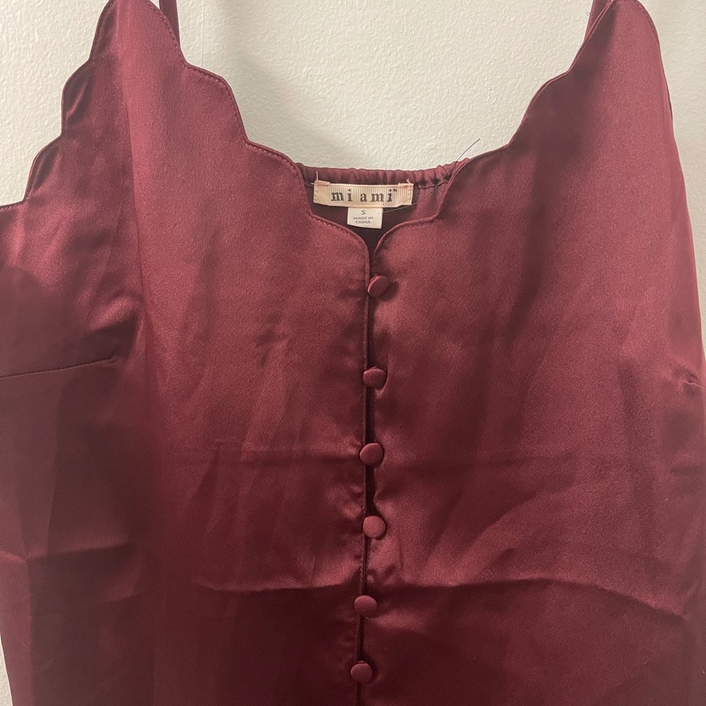 Silk purple top. New without tags